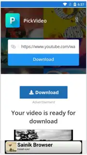Pick Video downloader capture 8