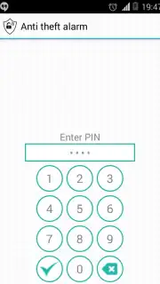 Anti theft alarm capture 16