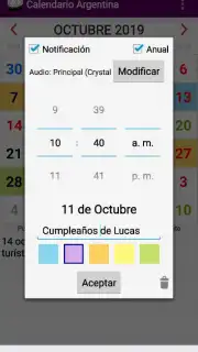 Calendario Laboral Argentina capture 5