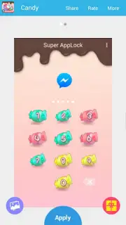 AppLock Theme Candy Sweety capture 2