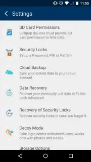 Folder Lock Advanced capture 1
