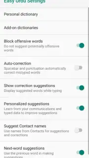 Easy Urdu Keyboard اردو Editor capture 5