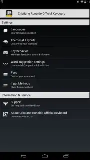 Cristiano Ronaldo Official Keyboard capture 4