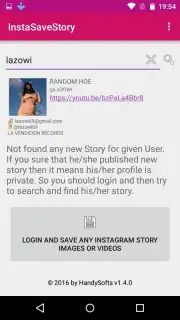 Story downloader for Instagram capture 2