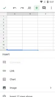 Google Sheets capture 4