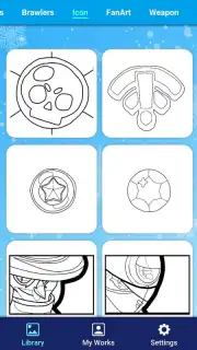 Coloring Brawl Stars capture 8