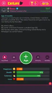 CatLife: BitLife Cats capture 1