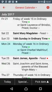 Catholic Calendar from Universalis capture 6