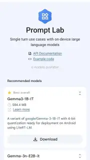 Google AI Edge Gallery capture 15