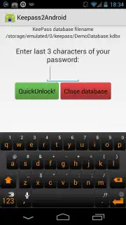 Keepass2Android Offline capture 1