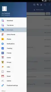 Lite Messenger FB capture 1