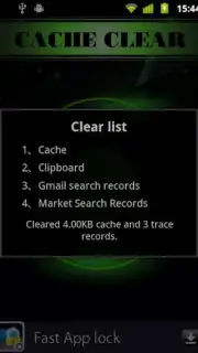 Cache Clear capture 4