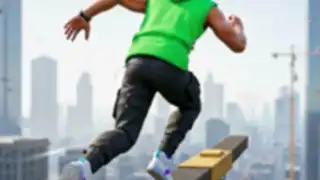 Only Going Up Parkour Rooftop