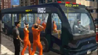 Police Bus Prisoner Transport