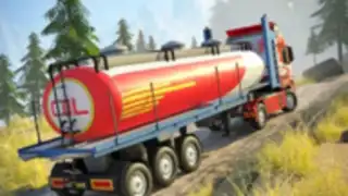 Oil Tanker Transport Offroad Truck Driver