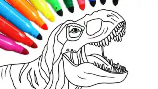 Dino Coloring Game
