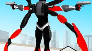Black Spider Rope Superhero