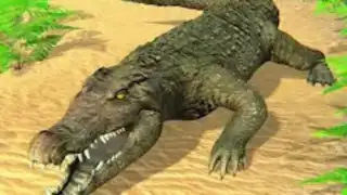 Wild Crocodile Family Sim Game