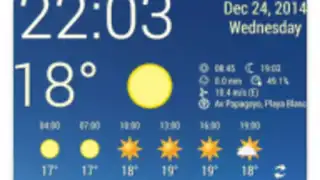 Simple Time & Weather Widget