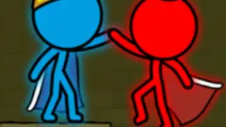 Red and Blue Stickman