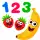 Funny Food 123 Number
