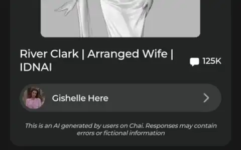 Chai: Chat AI Platform capture 2