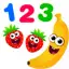 Funny Food 123 Number