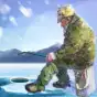 Winter fishing. Lakes.